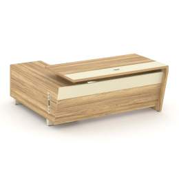 Стол руководителя с тумбой COR SRT-18 R